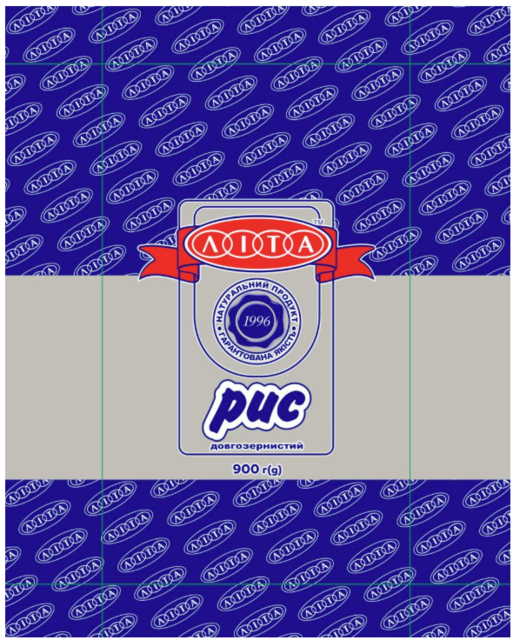 Рис довгозернистий ЛІТА, 900 г